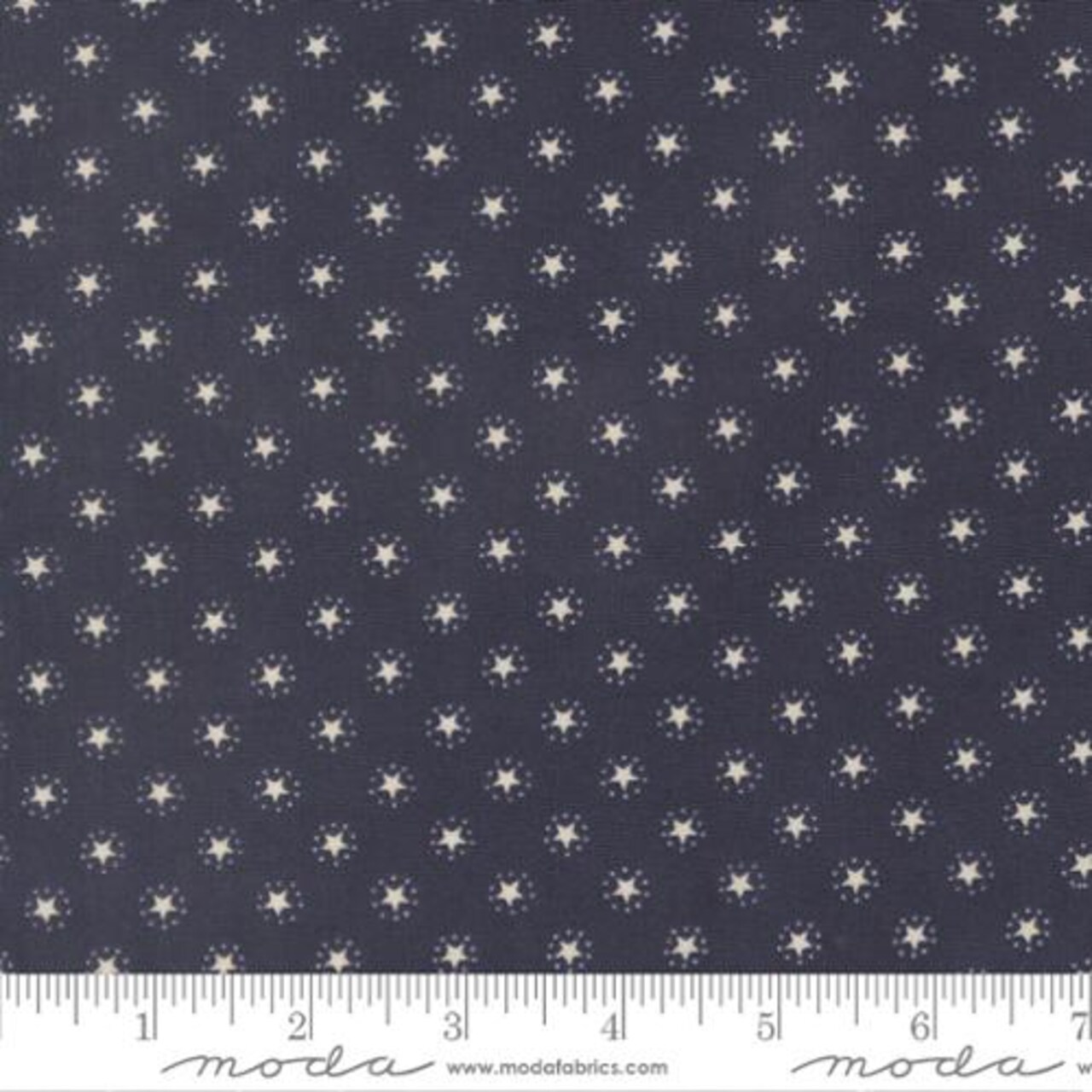 Fabric Moda Loyalty Blue Starbright America 250 Years by the Quarter Yard 56182-24